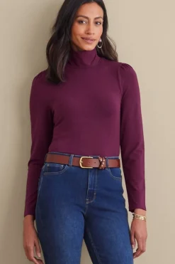 Soft Surroundings Emme Turtleneck Top- Tops