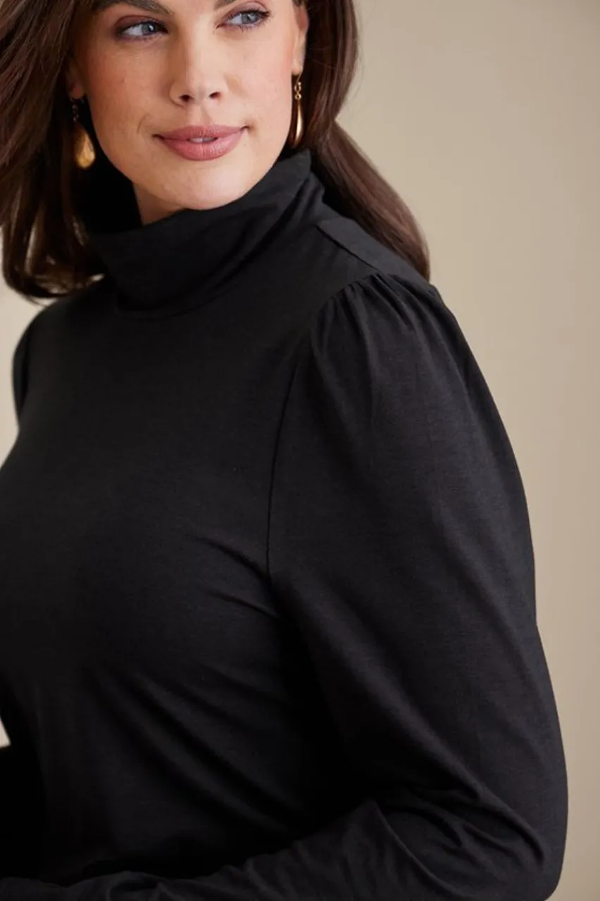 Soft Surroundings Emme Turtleneck Top- Tops
