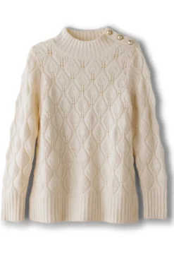 Soft Surroundings Ensley Button Sweater Tunic- Tops|Sweaters & Cardigans