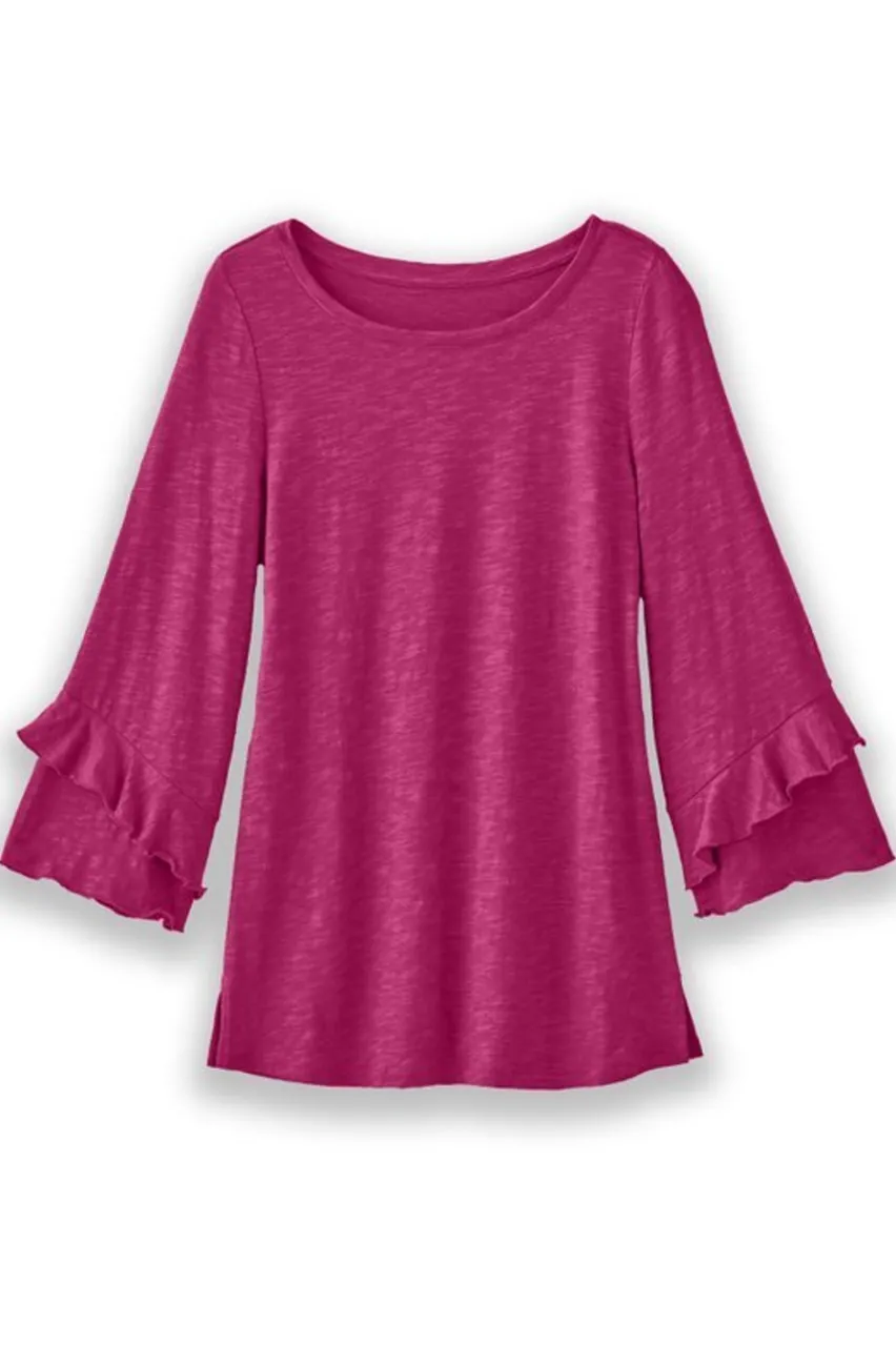 Soft Surroundings Erin Linen Blend Tunic- Tops