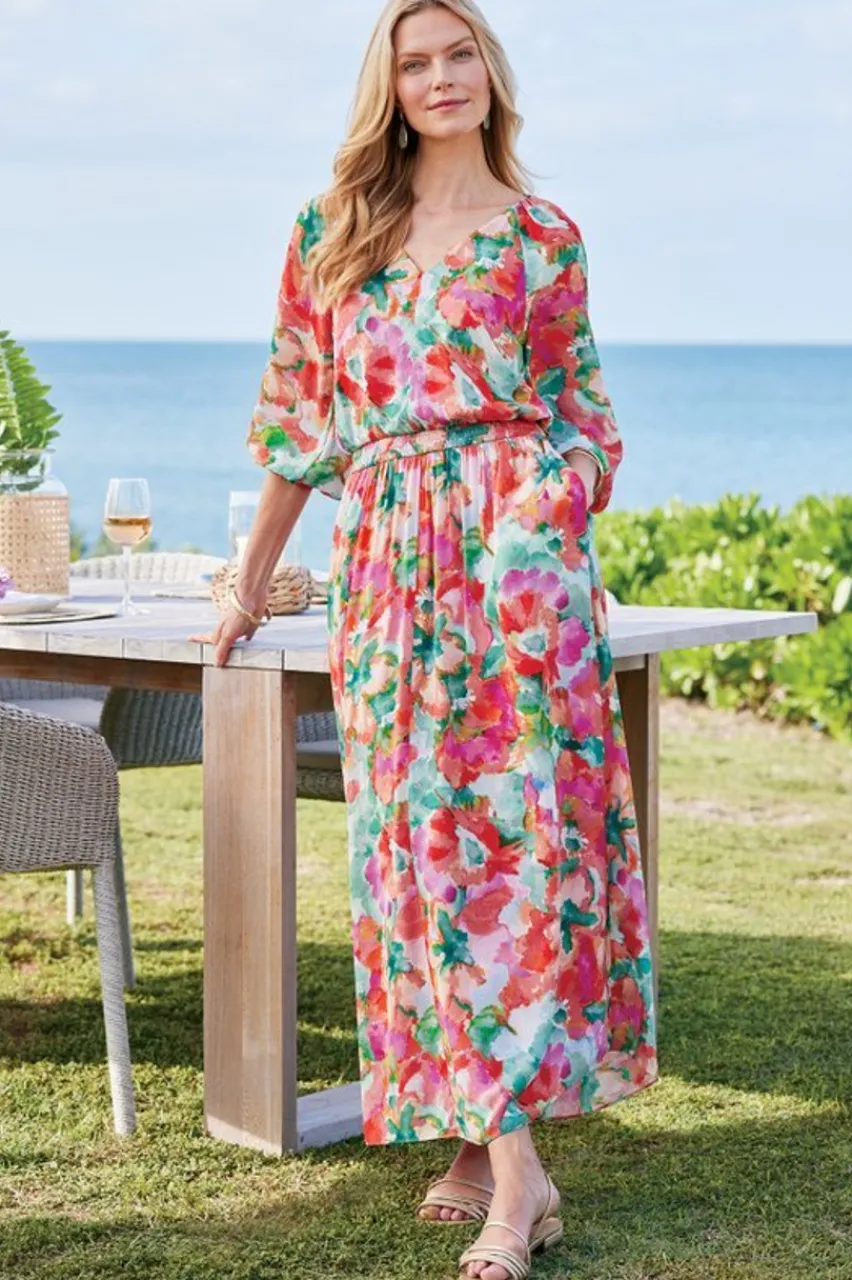 Soft Surroundings Evalina Maxi Dress- Dresses
