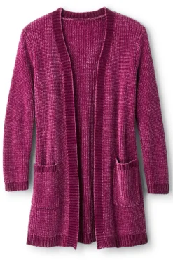 Soft Surroundings Faith Chenille Cardigan- Sweaters & Cardigans
