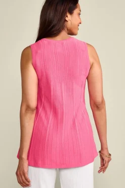 Soft Surroundings Felicity Peplum Sweater Tank- Tops|Sweaters & Cardigans