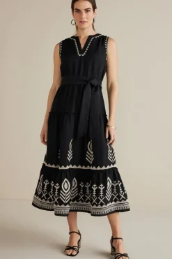 Soft Surroundings Fernanda Midi Dress- Dresses