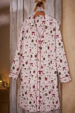 Soft Surroundings Festive Finley Sleep Shirt- Sleepwear & Lounge