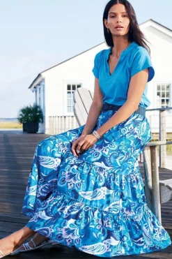 Soft Surroundings Feyre Maxi Skirt- Skirts