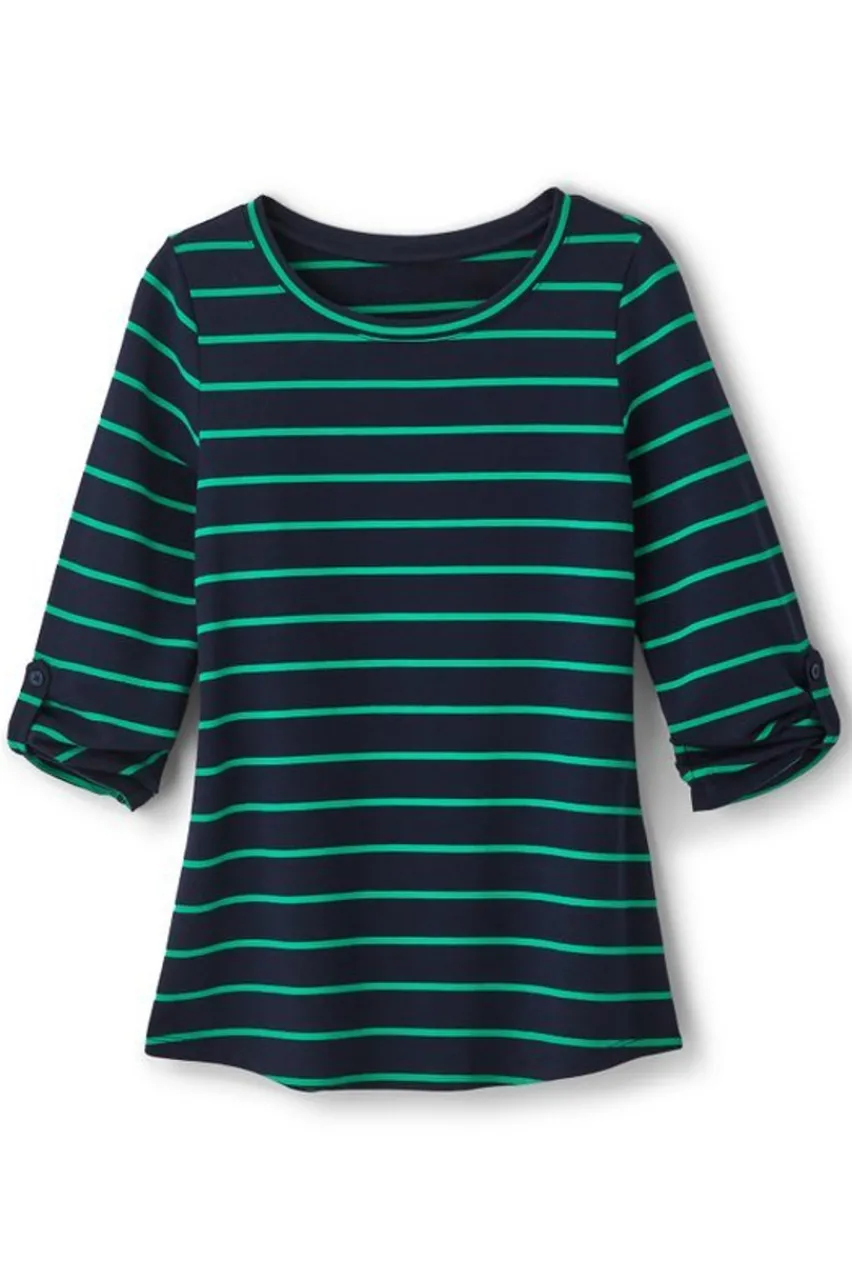 Soft Surroundings Fina French Terry Tee- Tops