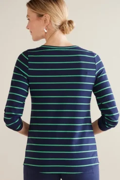 Soft Surroundings Fina French Terry Tee- Tops