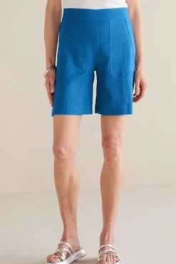 Soft Surroundings Flavia Linen Blend Shorts- Pants|Shorts