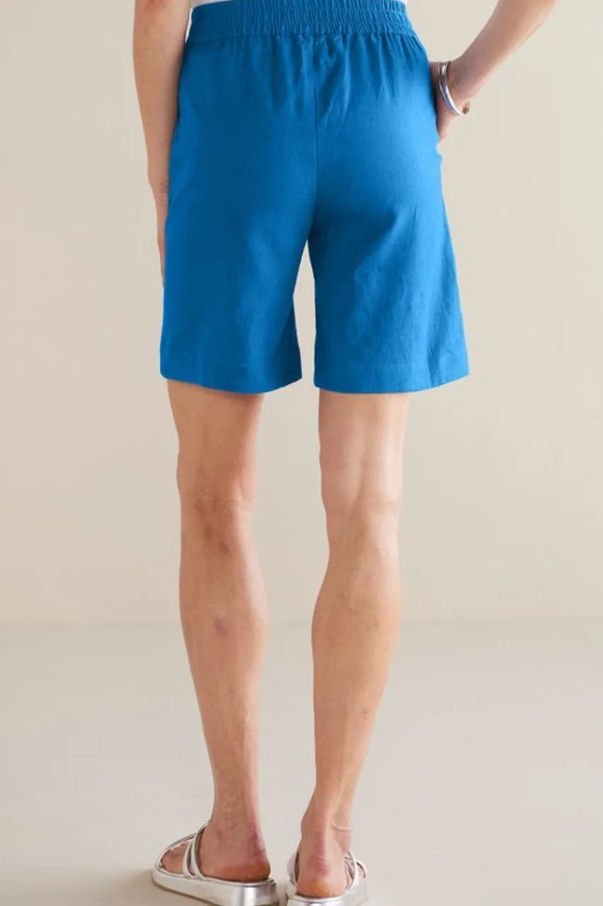 Soft Surroundings Flavia Linen Blend Shorts- Pants|Shorts