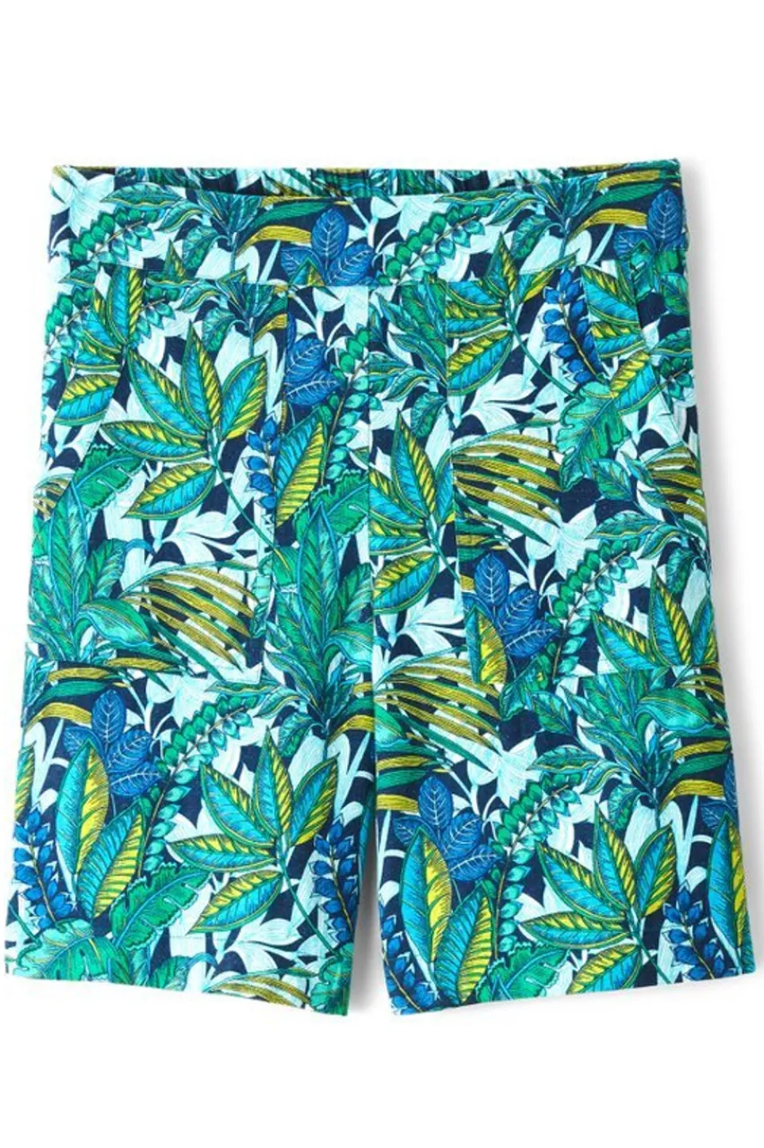 Soft Surroundings Flavia Linen Blend Shorts- Pants|Shorts