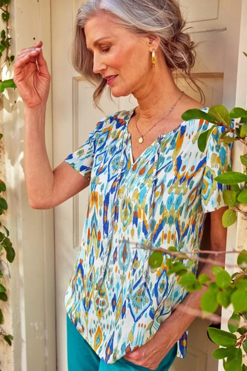 Soft Surroundings Francesca Top- Tops