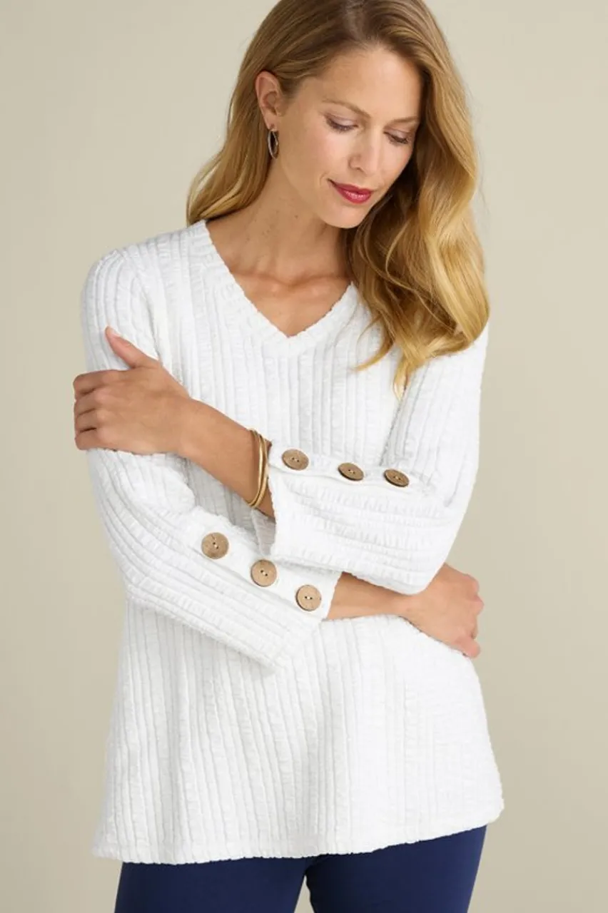 Soft Surroundings Goldie Knit Tunic- Tops|Tunics & Leggings
