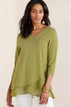 Soft Surroundings Grace Top- Tops