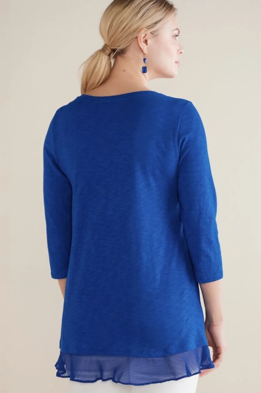 Soft Surroundings Grace Top- Tops