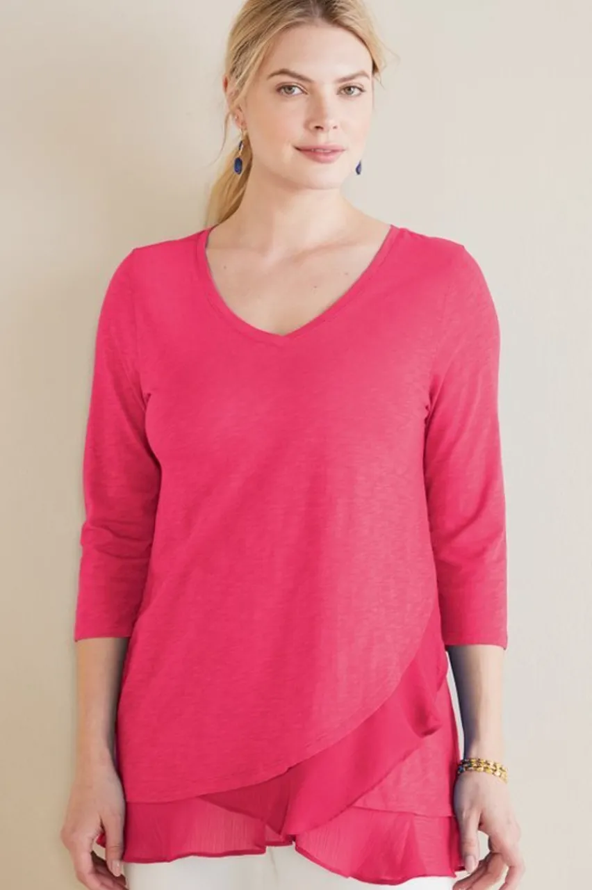 Soft Surroundings Grace Top- Tops
