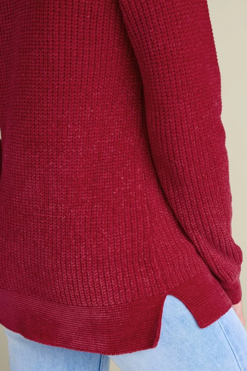 Soft Surroundings Gwendolyn Chenille Sweater- Tops|Sweaters & Cardigans