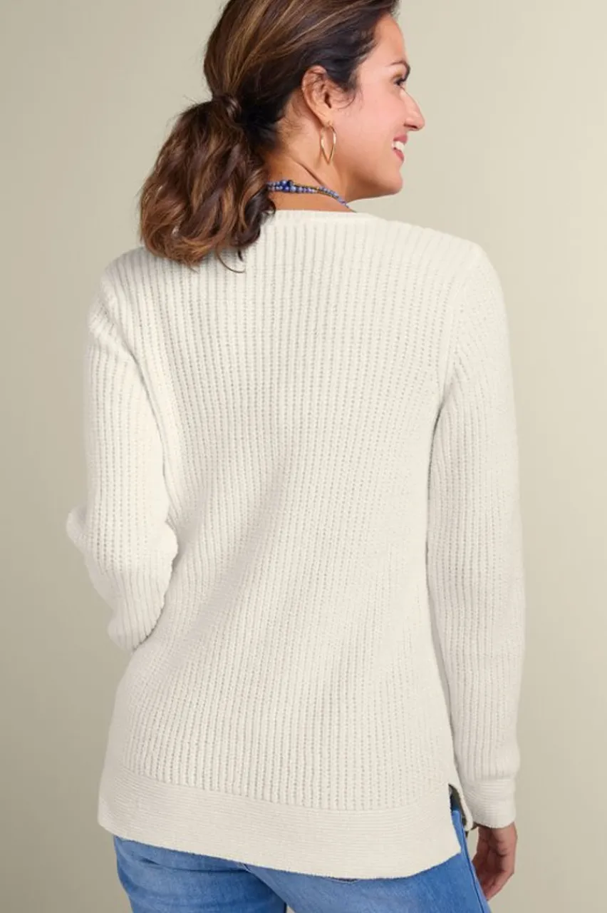 Soft Surroundings Gwendolyn Chenille Sweater- Tops|Sweaters & Cardigans
