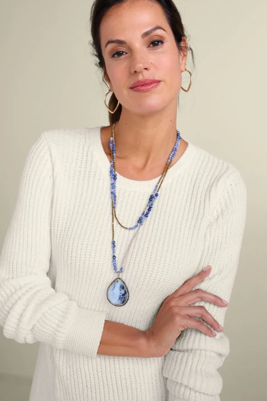 Soft Surroundings Gwendolyn Chenille Sweater- Tops|Sweaters & Cardigans