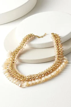 Soft Surroundings Hazel Bead Drops Necklace- Jewelry|Necklaces