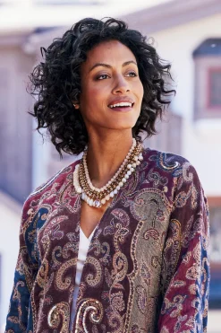 Soft Surroundings Hazel Bead Drops Necklace- Jewelry|Necklaces
