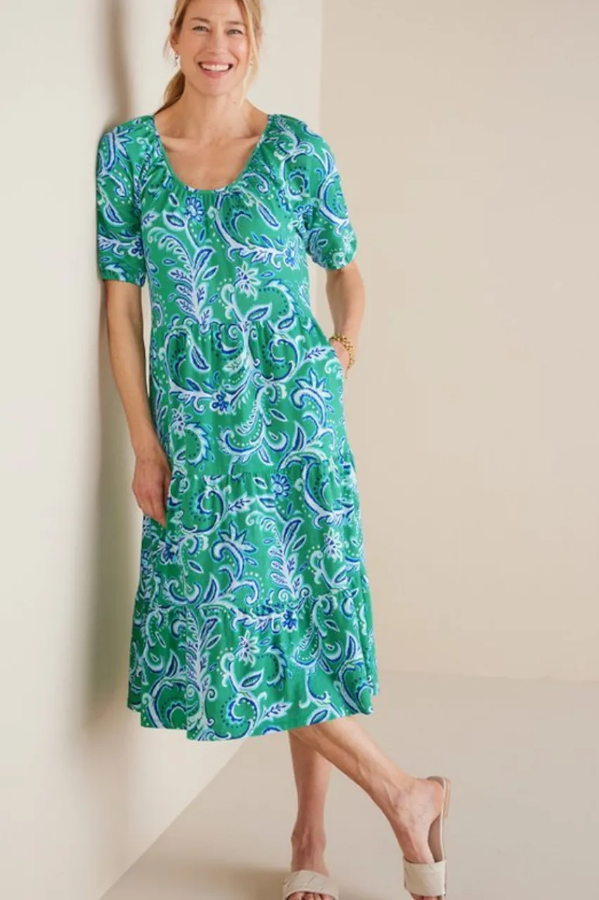 Soft Surroundings Ilana Midi Dress- Dresses