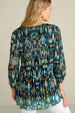 Soft Surroundings Imrie 3/4 Sleeve Tunic- Tops|Tunics & Leggings
