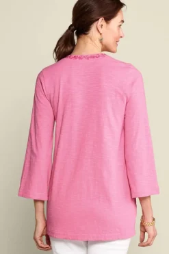 Soft Surroundings Ingrid Embroidered Tunic- Tops|Tunics & Leggings