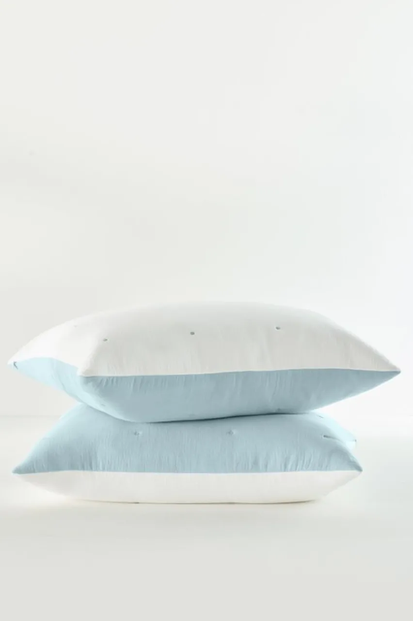 Soft Surroundings Ivy May Reversible Gauze Sham- Bedding|Bedding Collections