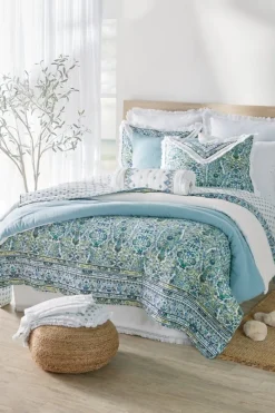 Soft Surroundings Ivy May Reversible Gauze Sham- Bedding|Bedding Collections