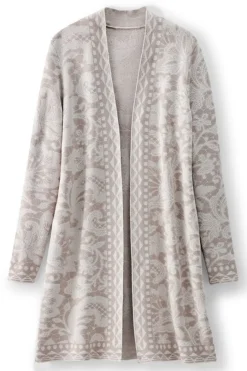 Soft Surroundings Ivy Shimmer Long Cardigan- Tops|Sweaters & Cardigans