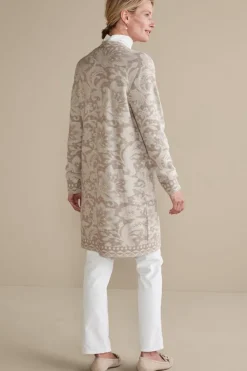 Soft Surroundings Ivy Shimmer Long Cardigan- Tops|Sweaters & Cardigans
