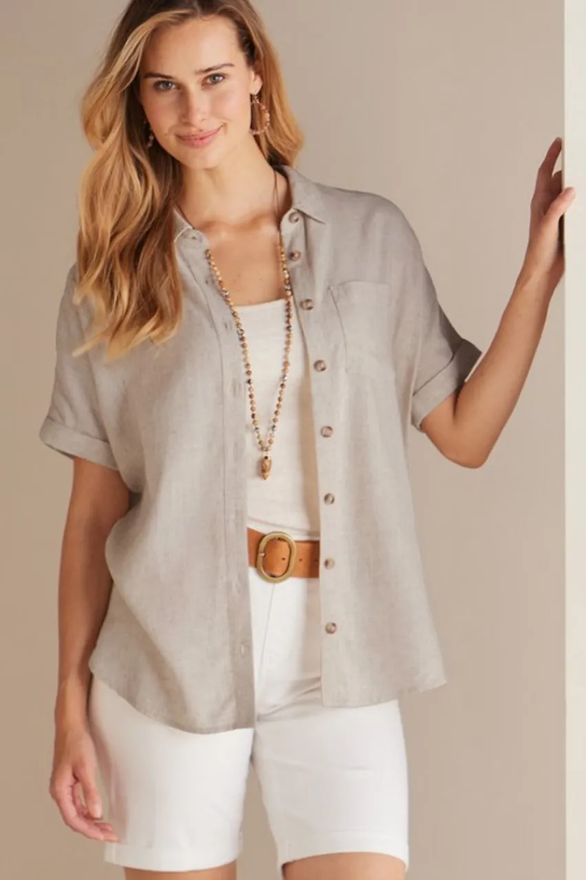 Soft Surroundings Ivy Shirt- Tops