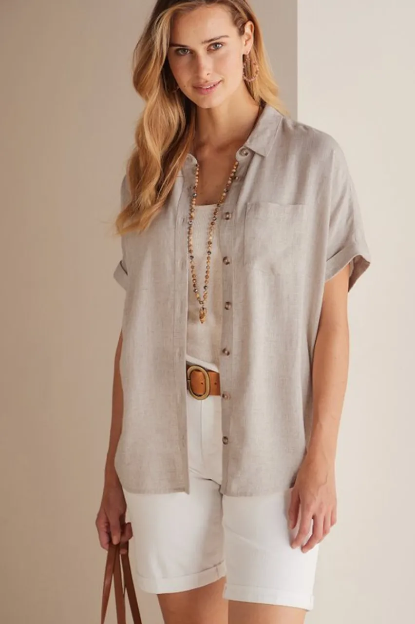 Soft Surroundings Ivy Shirt- Tops