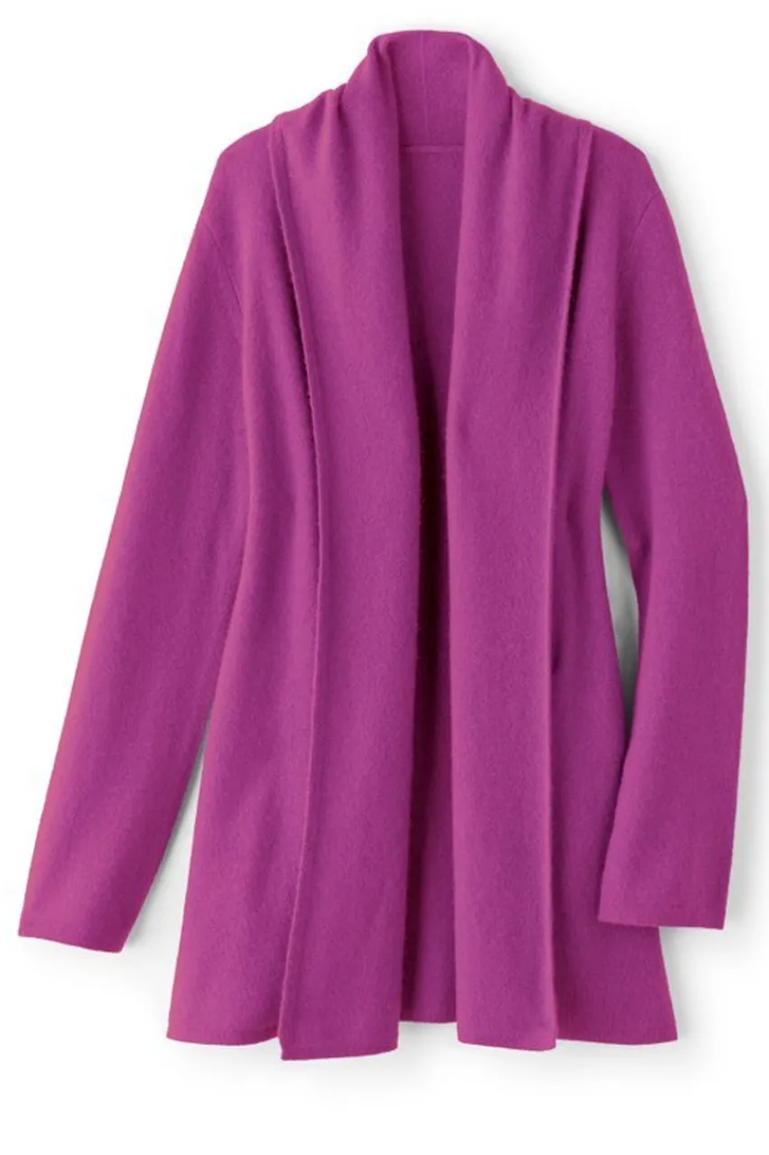 Soft Surroundings Izzy Cashmere Long Cardigan- Tops|Sweaters & Cardigans