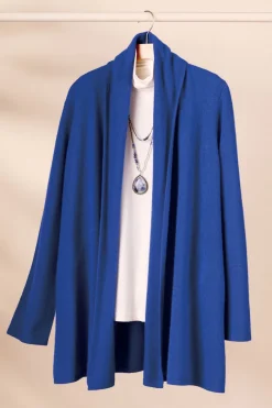 Soft Surroundings Izzy Cashmere Long Cardigan- Tops|Sweaters & Cardigans