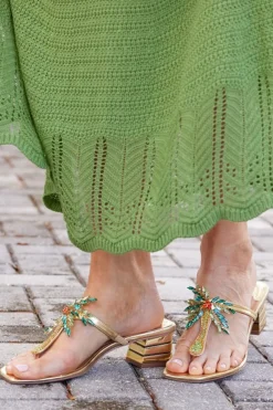 Soft Surroundings J. Renee Palmy Slide Sandal- Shoes