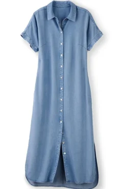 Soft Surroundings Je Veux Midi Shirtdress- Dresses