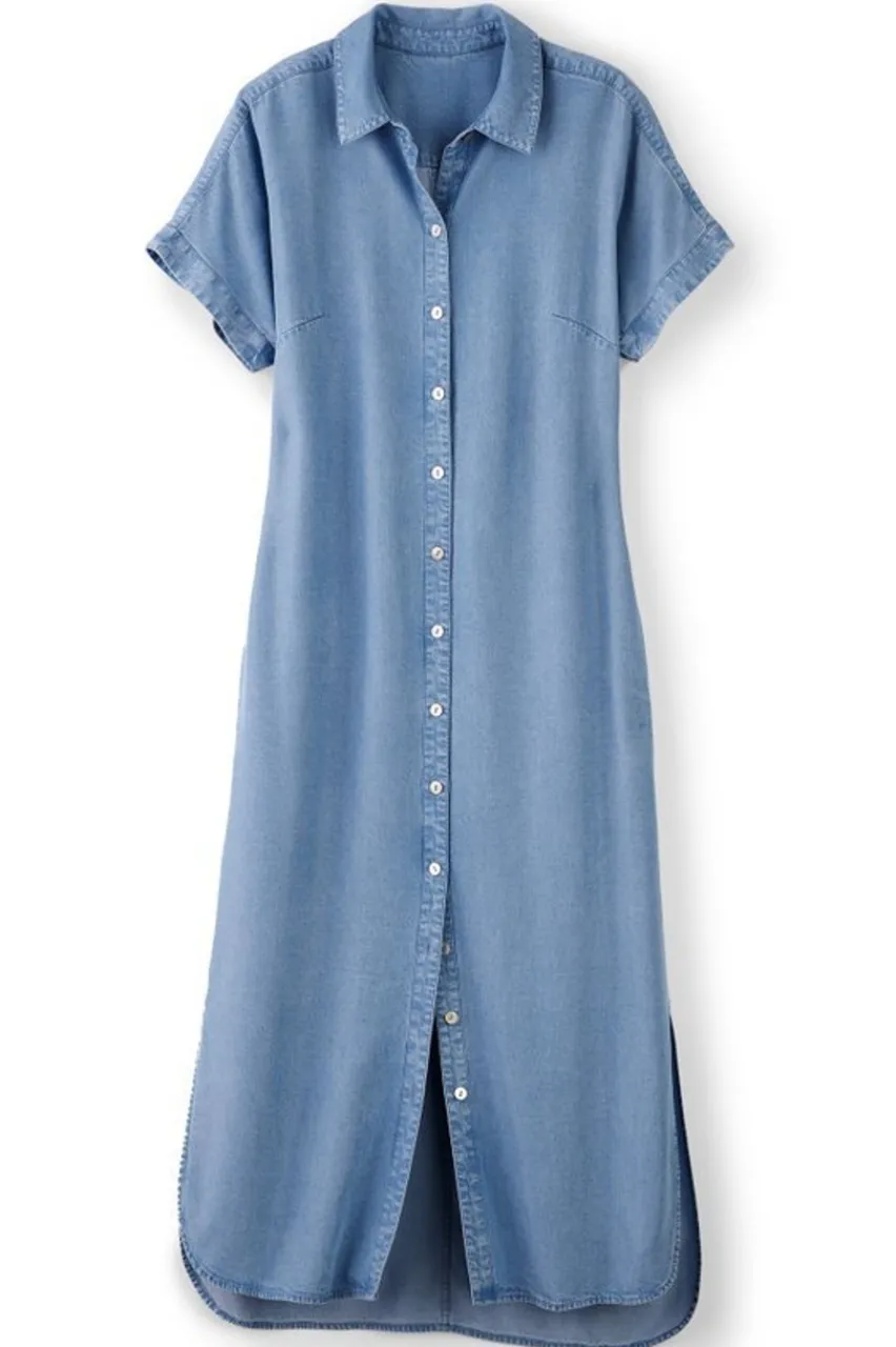 Soft Surroundings Je Veux Midi Shirtdress- Dresses