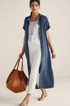 Soft Surroundings Je Veux Midi Shirtdress- Dresses