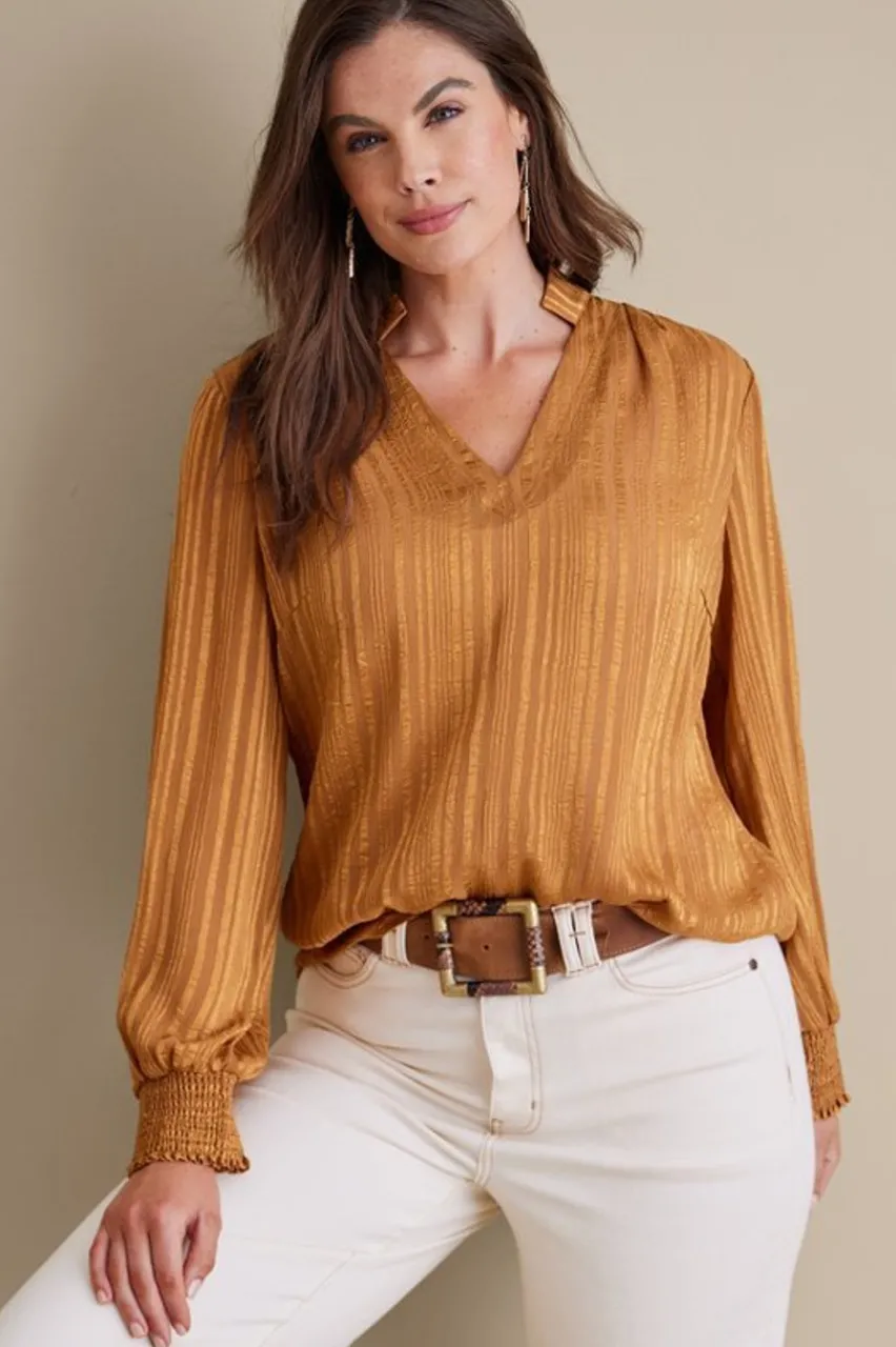 Soft Surroundings Jocelyn Top- Tops