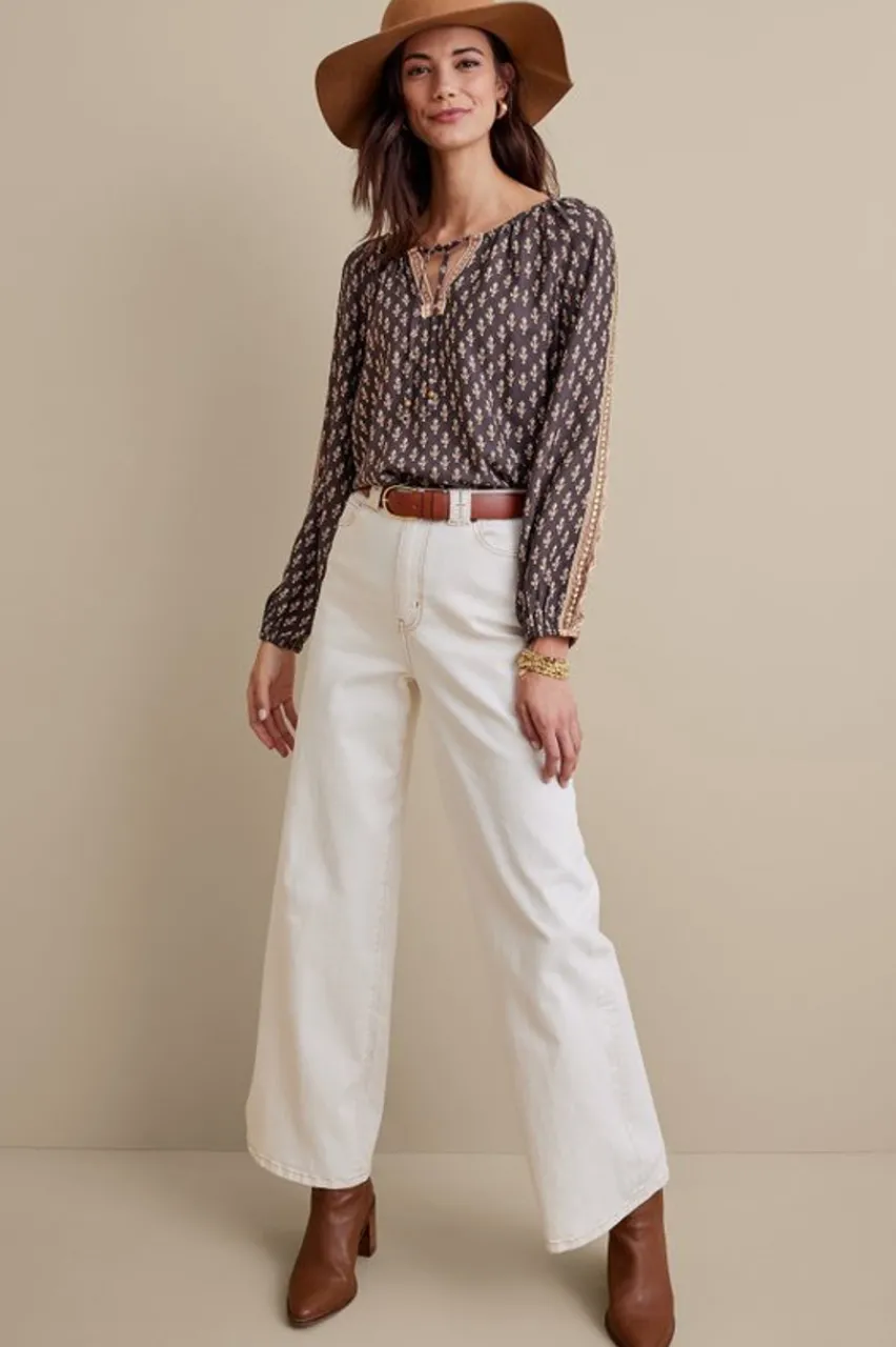 Soft Surroundings Jolene Blouse- Tops