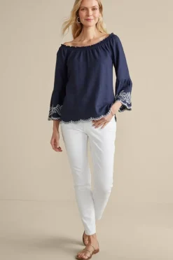 Soft Surroundings Josey Top- Tops
