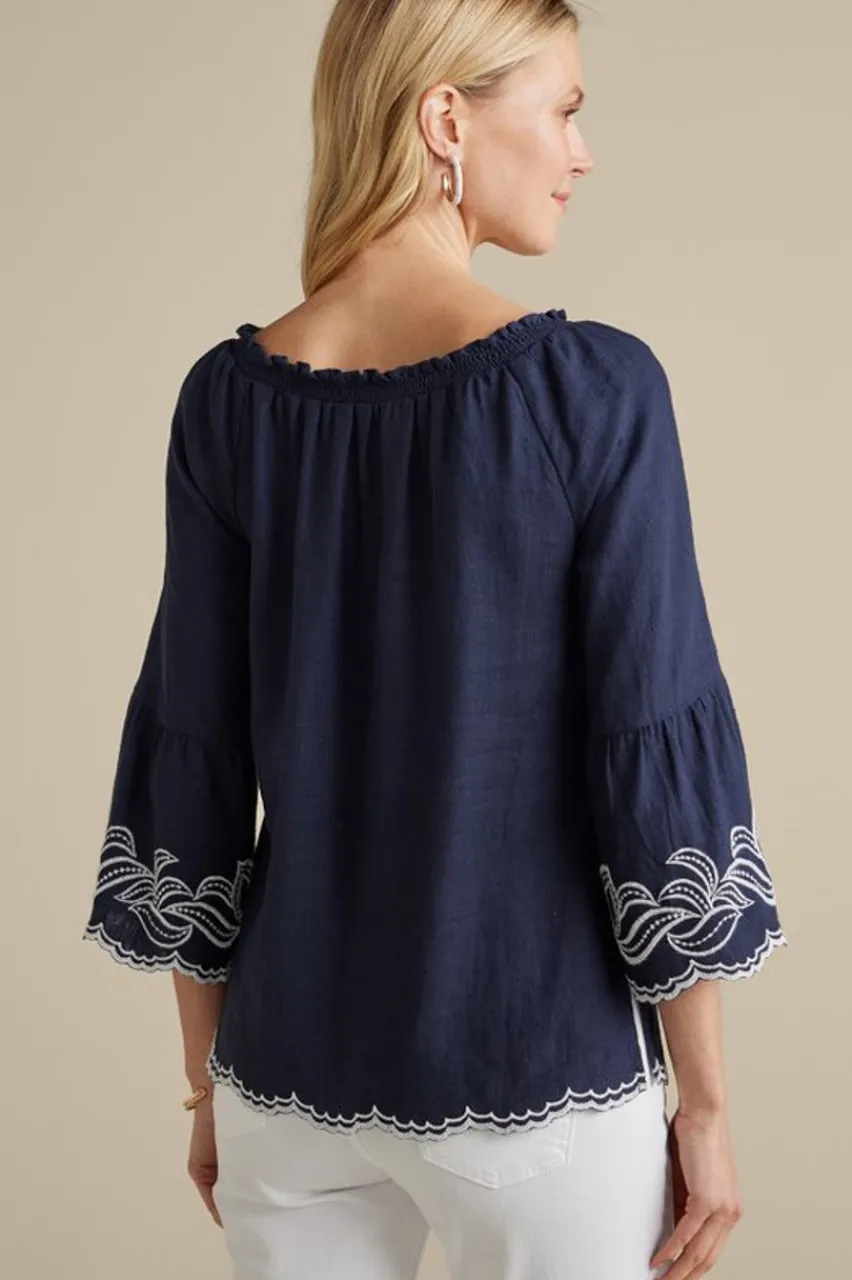 Soft Surroundings Josey Top- Tops