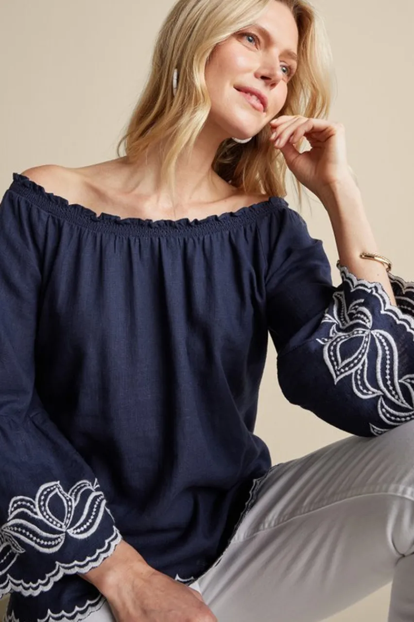 Soft Surroundings Josey Top- Tops