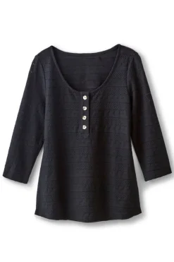 Soft Surroundings Jude Textured Top- Tops