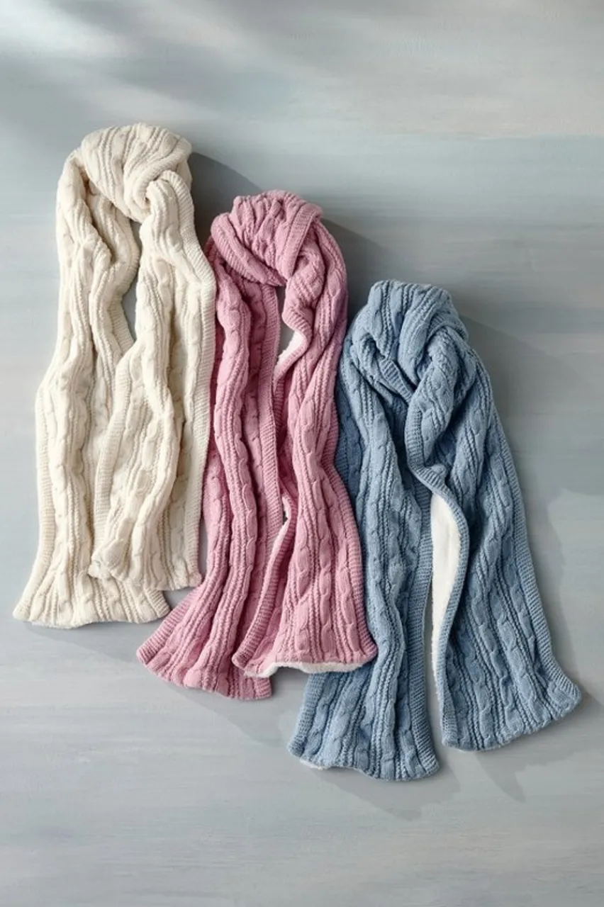 Soft Surroundings Jules Chenille Scarf- Scarves & Wraps