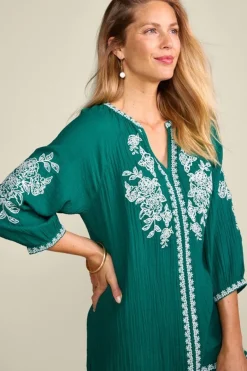 Soft Surroundings Katie Gauze Tunic- Tops|Tunics & Leggings