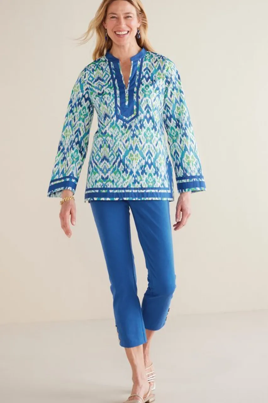 Soft Surroundings Kirti Ikat Tunic- Tops