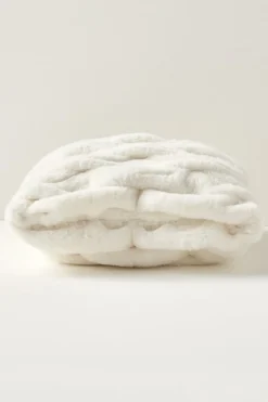 Soft Surroundings La Parisienne Faux Fur Pillow- Bedding|Bedding Essentials